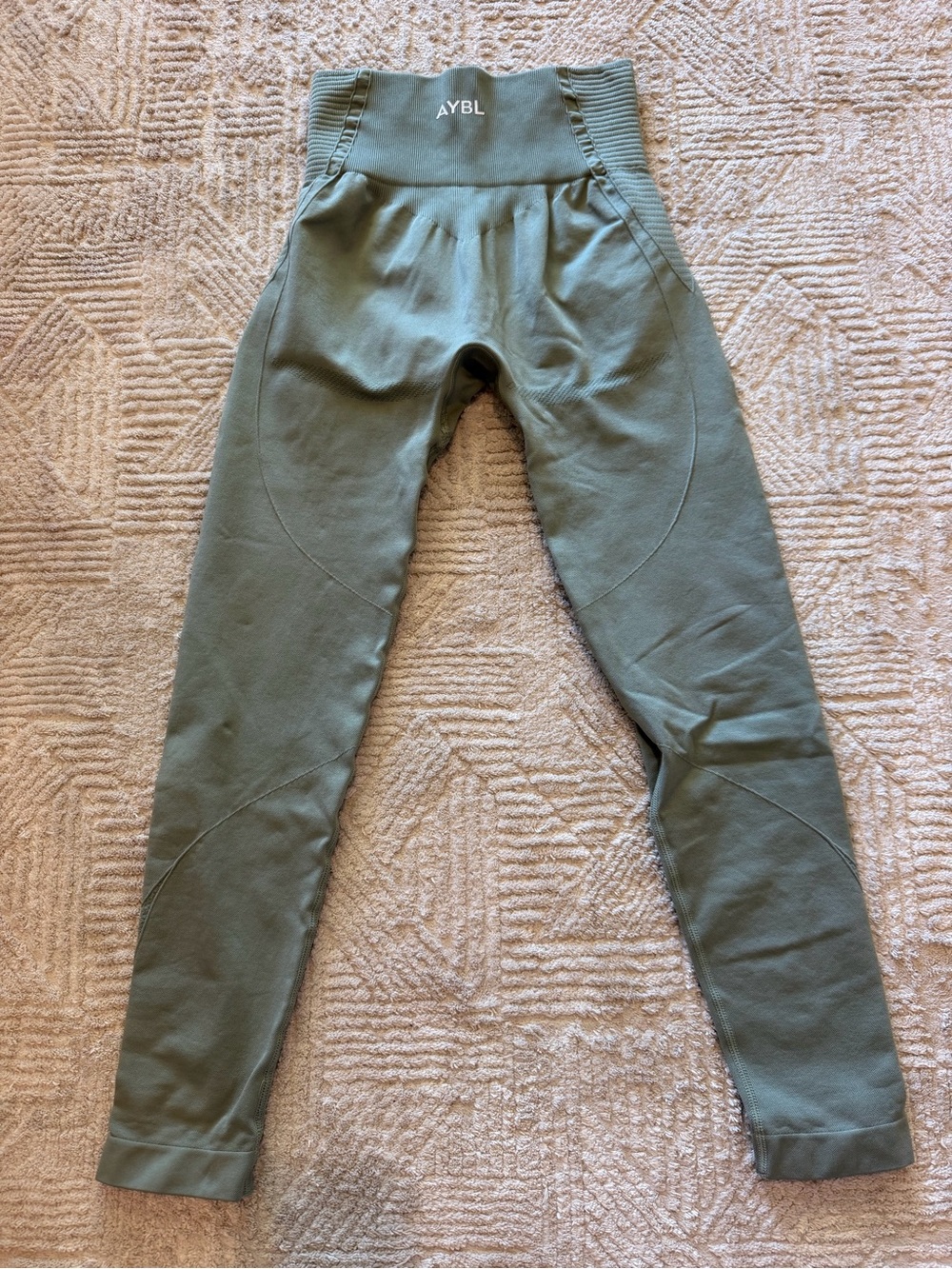 AYBL Sage Green High Waisted Seamless Workout Leggings